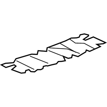 55350596AC Mopar SILENCER-Rear Seat Back Illustration 1 of 1