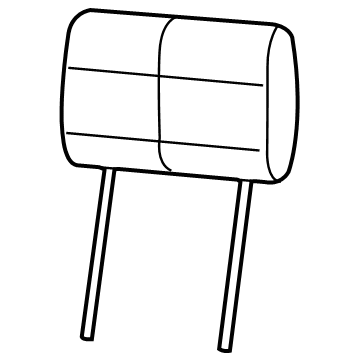 5MG84DX9AA Mopar Front Headrest Illustration 1 of 1