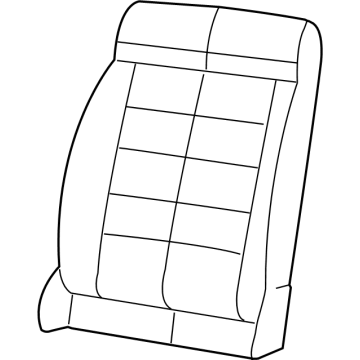 68194418AA Mopar Seat Back Foam Illustration 1 of 1