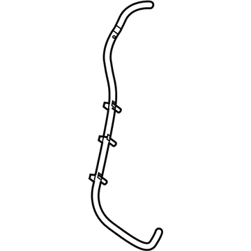 4805719AE Mopar Sunroof Drain Tube Illustration 1 of 1