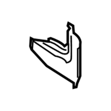 5104207AA Mopar D Pillar Lower Extension Illustration 1 of 1