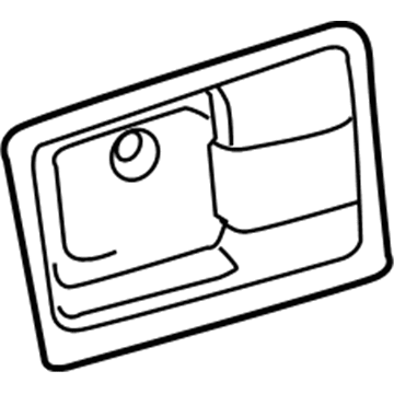 1WD58LA8AC Mopar Bezel-Release Handle Illustration 1 of 1