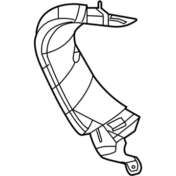 6NL72DX9AB Mopar Panel-LIFTGATE Trim Upper Illustration 1 of 1