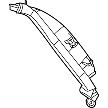 6TS83DX9AA Mopar Liftgate Trim Upper Panel Illustration 1 of 1