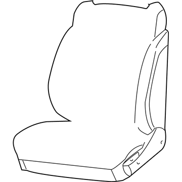 UA631DVAA Mopar Front Seat Back Illustration 1 of 1