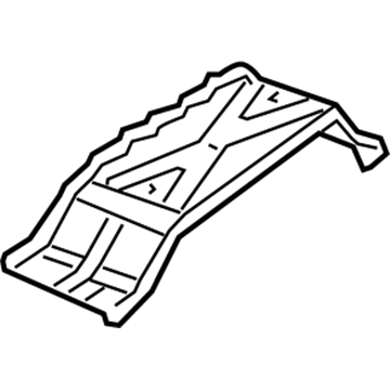 68038515AA Mopar Wheelhouse Inner Panel Illustration 1 of 1