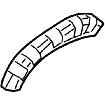 68404425AA Mopar Wheelhouse Outer Panel Illustration 1 of 1