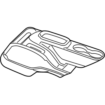 Mopar Center Console Base - 1PU22DX9AB