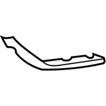 4805198AA Mopar Fascia Bracket Illustration 1 of 1
