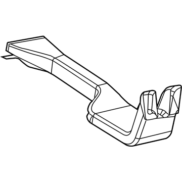 55038066AF Mopar Air Outlet Distribution Duct Illustration 1 of 1