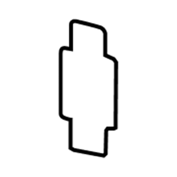 55197033AA Mopar Seat Belt Retractor Shield Illustration 1 of 1