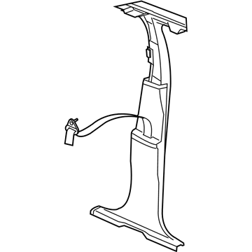 5JP21XDVAF Mopar B Pillar Lower Trim Panel Illustration 1 of 1