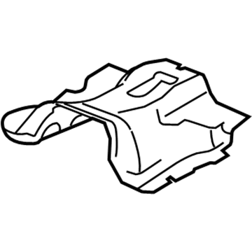 55197007AE Mopar Floor Silencer Illustration 1 of 1