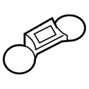 1CD69DX9AA Mopar Floor Console Mat Illustration 1 of 1