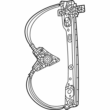 2025 Jeep Grand Cherokee L Window Regulator - 68499694AA