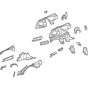 5140809AA Mopar Wheelhouse Panel Illustration 1 of 1