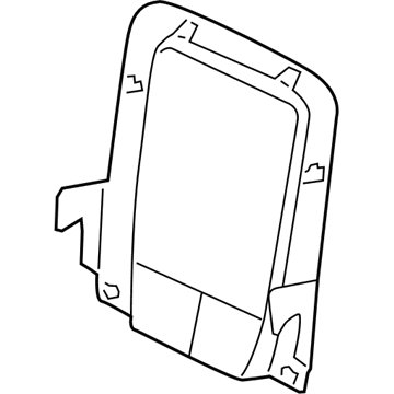 Mopar 1LQ99HL1AA Panel-Seat Back 1LQ99HL1AA Mopar Panel-Seat Back Illustration 1 of 1