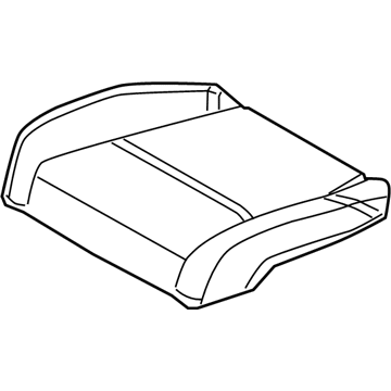5VR88GT5AA Mopar Front Seat Cushion Cover Illustration 1 of 1