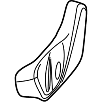 5SZ91DX9AB Mopar Front Seat Shield Illustration 1 of 1