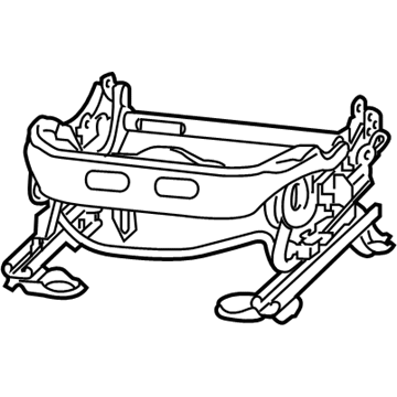68254153AH Mopar ADJUSTER-Manual Seat Illustration 1 of 1