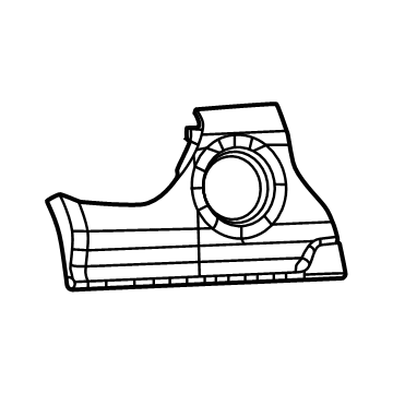 6BM54TX7AB Mopar Instrument Panel Bezel Illustration 1 of 1