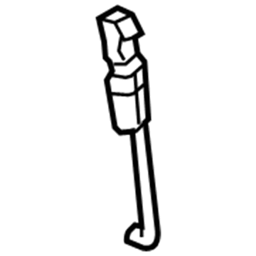 Mopar FX32ZP7AE Door Latch Knob FX32ZP7AE Mopar Door Latch Knob Illustration 1 of 1