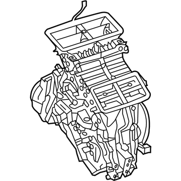 68538449AC Mopar HOUSING-A/C AND HEATER Illustration 1 of 1