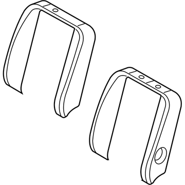 1FM061D5AA Mopar Front Seat Back Illustration 1 of 1