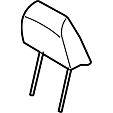 1ER721J3AA Mopar Front Headrest Illustration 1 of 1