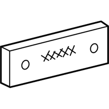 5103684AA Mopar Lens-FASCIA Illustration 1 of 1