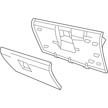 2007 Dodge Ram 3500 Glove Box - 1DB901DHAA