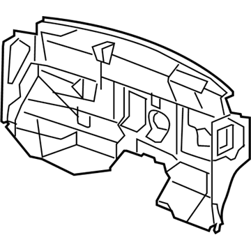 5028908AD Mopar Dash Panel Silencer Illustration 1 of 1