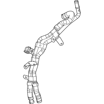 68299326AB Mopar HOSE/TUBE-Oil Cooler Pressure And Ret Illustration 1 of 1