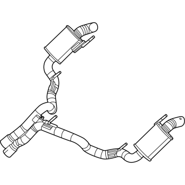2025 Ram 1500 Muffler - 68616136AA