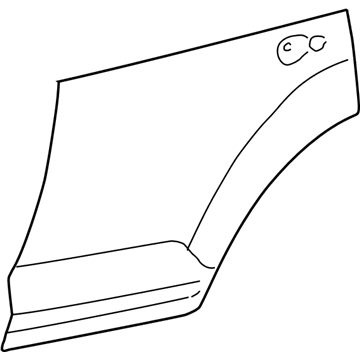 4724834AB Mopar Door-Door Outer Repair Illustration 1 of 1