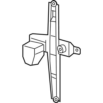 2016 Jeep Patriot Window Regulator - 68002893AA