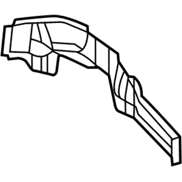 4560224AB Mopar Reinforce-Rear Rail Illustration 1 of 1