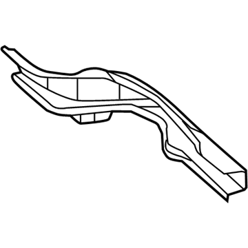 68040792AA Mopar Rear Floor Pan Side Rail Illustration 1 of 1