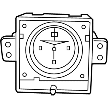 56046491AA Mopar Clock Illustration 1 of 1
