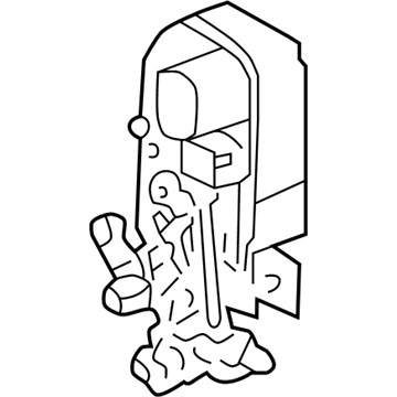 55372859AB Mopar Rear Door Latch Illustration 1 of 1