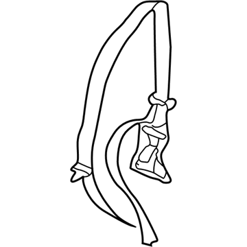 WH04XDVAA Mopar Retractor Seat Belt Illustration 1 of 1