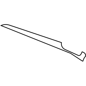 68330899AA Mopar Front Door Applique Illustration 1 of 1