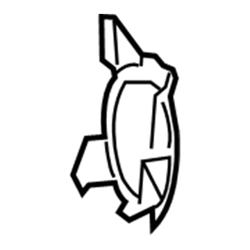 Mopar 68164962AA Cover-Blower Motor 68164962AA Mopar Cover-Blower Motor Illustration 1 of 1