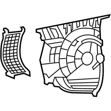 Mopar 68165003AA Air Inlet Housing 68165003AA Mopar Air Inlet Housing Illustration 1 of 1