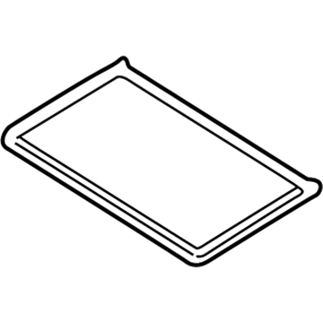 MR641704 Mopar Molding-SUNROOF Opening Illustration 1 of 1