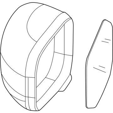 2018 Jeep Renegade Car Mirror - 5VY90LXHAA