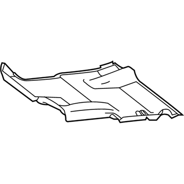 1HB16BDVAA Mopar Floor COV-Floor Illustration 1 of 1