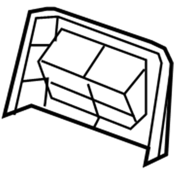 1QA41DX9AA Mopar Armrest Bezel Illustration 1 of 1