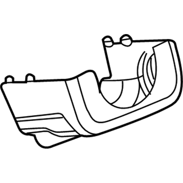 Mopar QH24XTMAB Steering Column Shroud QH24XTMAB Mopar Steering Column Shroud Illustration 1 of 1