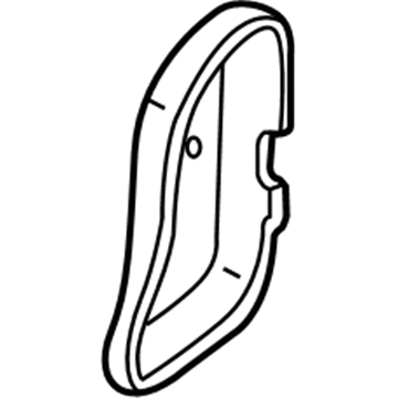 WD912L5AA Mopar Cover-Rear Seat Bracket Illustration 1 of 1